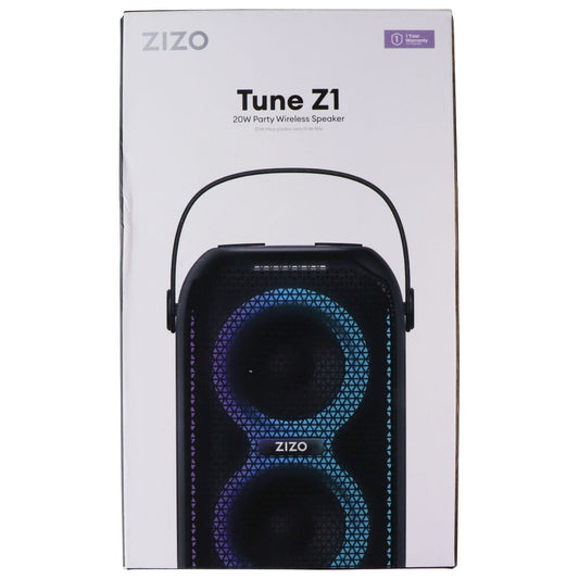 Zizo Tune Z1 20W Wireless Party Speaker with Immersive Lighting - Black iPod, Audio Player Accessories - Audio Docks & Mini Speakers Zizo - Simple Cell Bulk Wholesale Pricing - USA Seller