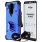 Zizo Bolt Series Case / Glass / Holster for LG Harmony 3 / K40 / Solo - Blue Cell Phone - Cases, Covers & Skins Zizo - Simple Cell Bulk Wholesale Pricing - USA Seller