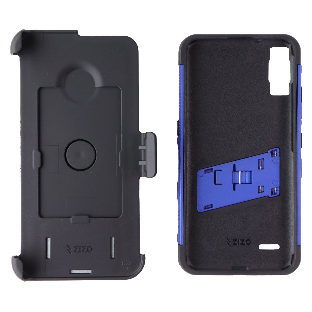 Zizo Bolt Series Case and Holster for LG Fortune 4 / LG K22 - Blue Cell Phone - Cases, Covers & Skins Zizo - Simple Cell Bulk Wholesale Pricing - USA Seller