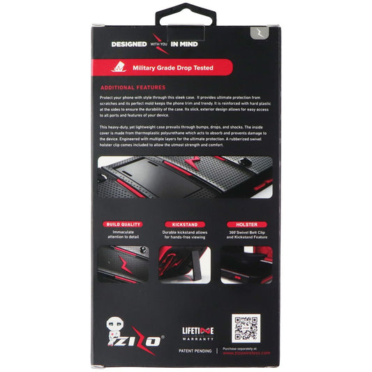 Zizo Bolt Case and Holster for Motorola Moto E4 (2017) - Gray/Black Cell Phone - Cases, Covers & Skins Zizo - Simple Cell Bulk Wholesale Pricing - USA Seller