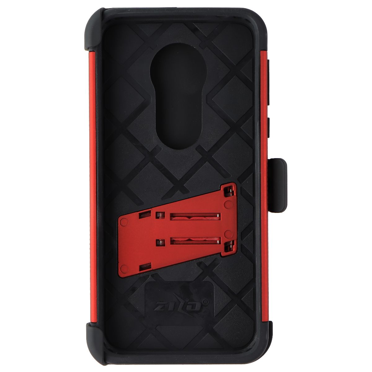 Zizo Bolt Series Case with Glass for Motorola Moto G7 Supra/Power - Red/Black Cell Phone - Cases, Covers & Skins Zizo - Simple Cell Bulk Wholesale Pricing - USA Seller