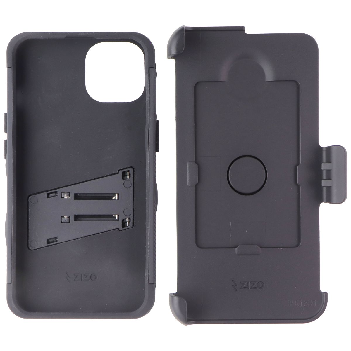 ZIZO Bolt Bundle with Case/Holster/Tempered Glass for Apple iPhone 13 - Black Cell Phone - Cases, Covers & Skins Zizo - Simple Cell Bulk Wholesale Pricing - USA Seller
