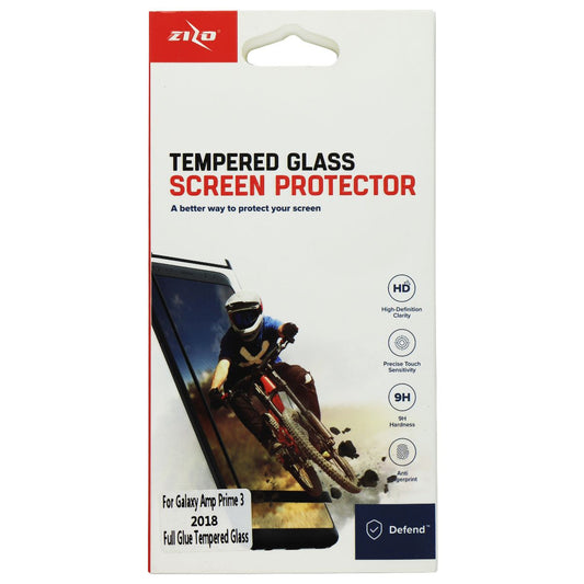Zizo Tempered Glass Screen Protector for Samsung Galaxy Amp Prime 3 - Clear Cell Phone - Screen Protectors Zizo - Simple Cell Bulk Wholesale Pricing - USA Seller