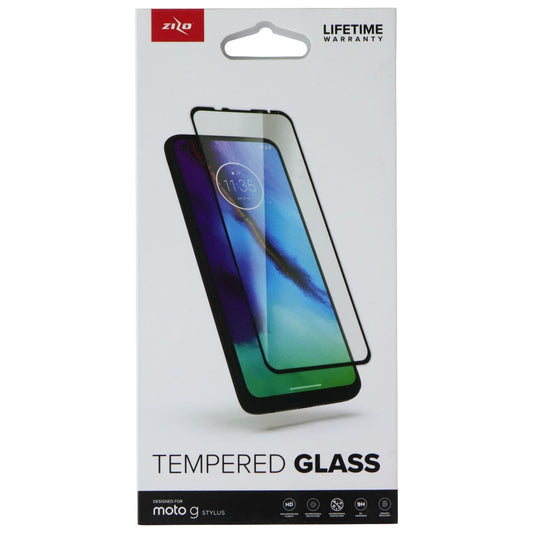 ZIZO Tempered Glass Screen Protector for Moto G Stylus - Black Cell Phone - Screen Protectors Zizo - Simple Cell Bulk Wholesale Pricing - USA Seller