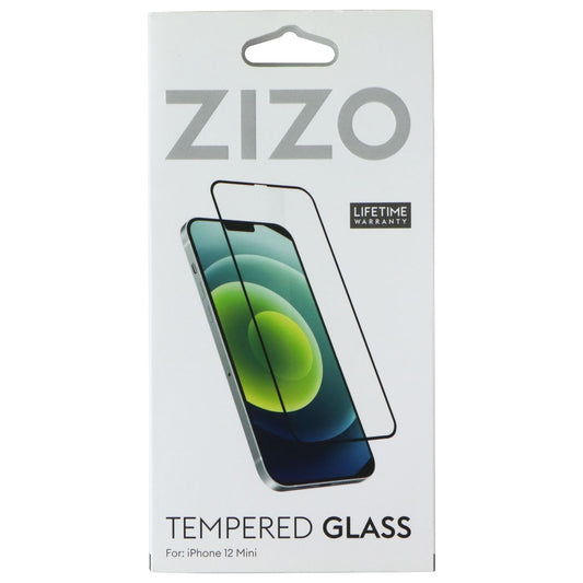 ZIZO Tempered Glass for Apple iPhone 12 Mini - Black Edges Cell Phone - Screen Protectors Zizo - Simple Cell Bulk Wholesale Pricing - USA Seller