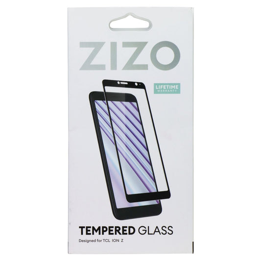 ZIZO Tempered Glass Screen Protector for TCL ION Z - Clear/Black Cell Phone - Screen Protectors Zizo - Simple Cell Bulk Wholesale Pricing - USA Seller