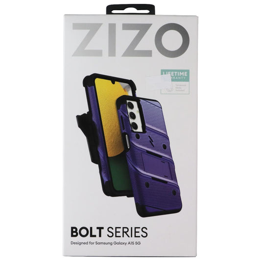 ZIZO Bolt Series Bundle (Case/Holster/Screen) for Samsung Galaxy A15 5G - Blue Cell Phone - Cases, Covers & Skins Zizo - Simple Cell Bulk Wholesale Pricing - USA Seller