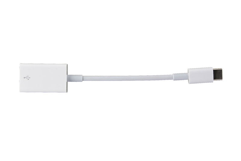 Apple ( MJ1M2AM/A ) USB Type - C to USB Female Adapter for USB - White Cell Phone - Cables & Adapters Apple    - Simple Cell Bulk Wholesale Pricing - USA Seller