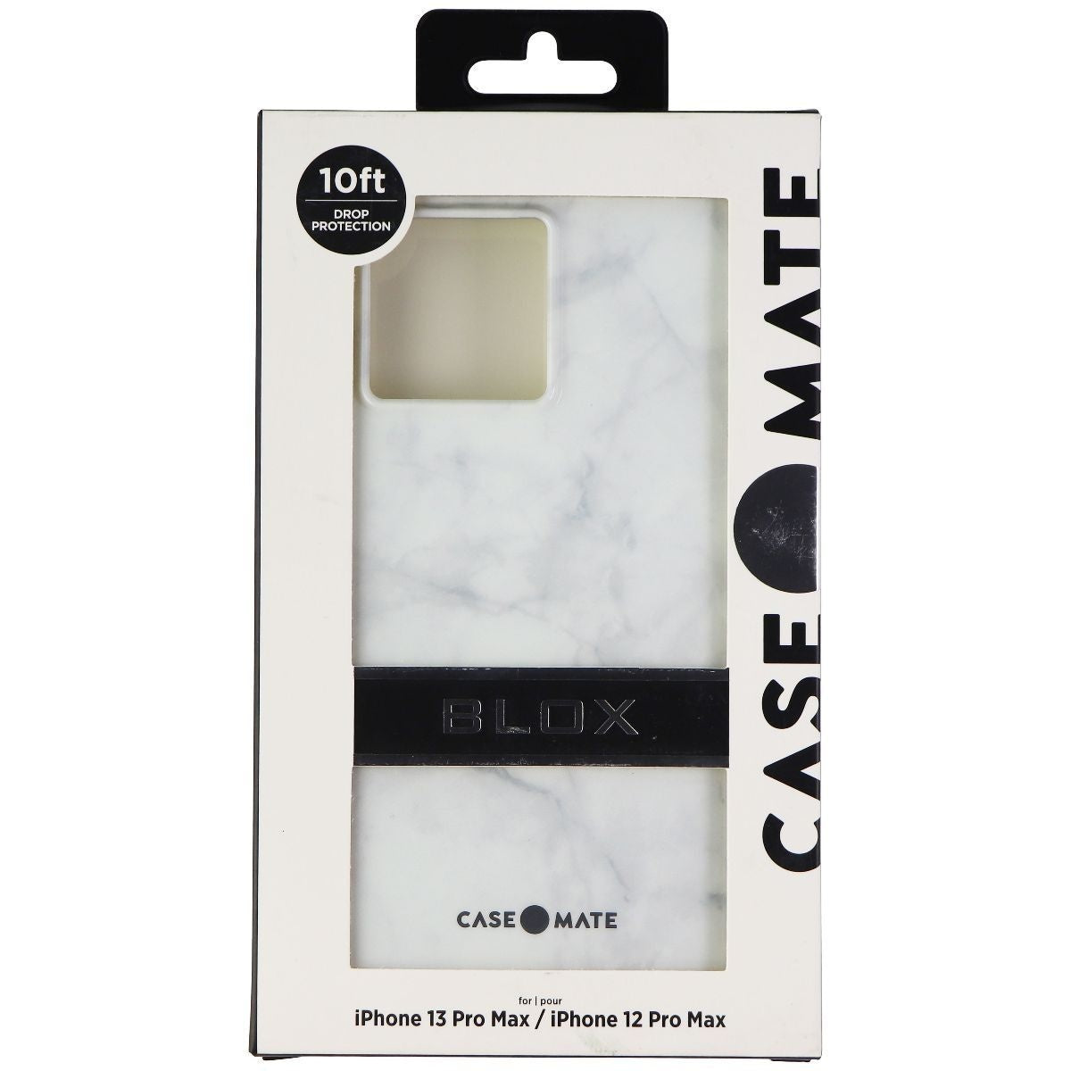 Case-Mate BLOX Series for Apple iPhone 13 Pro Max - White Marble Cell Phone - Cases, Covers & Skins Case-Mate    - Simple Cell Bulk Wholesale Pricing - USA Seller