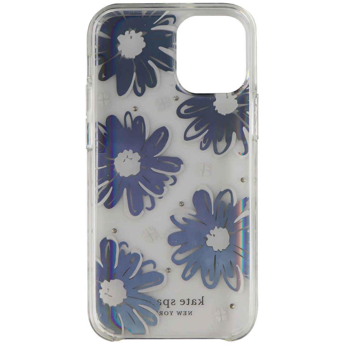 Kate Spade Protective Hardshell Case for Apple iPhone 12 mini - Daisy Iridescent Cell Phone - Cases, Covers & Skins Kate Spade New York    - Simple Cell Bulk Wholesale Pricing - USA Seller