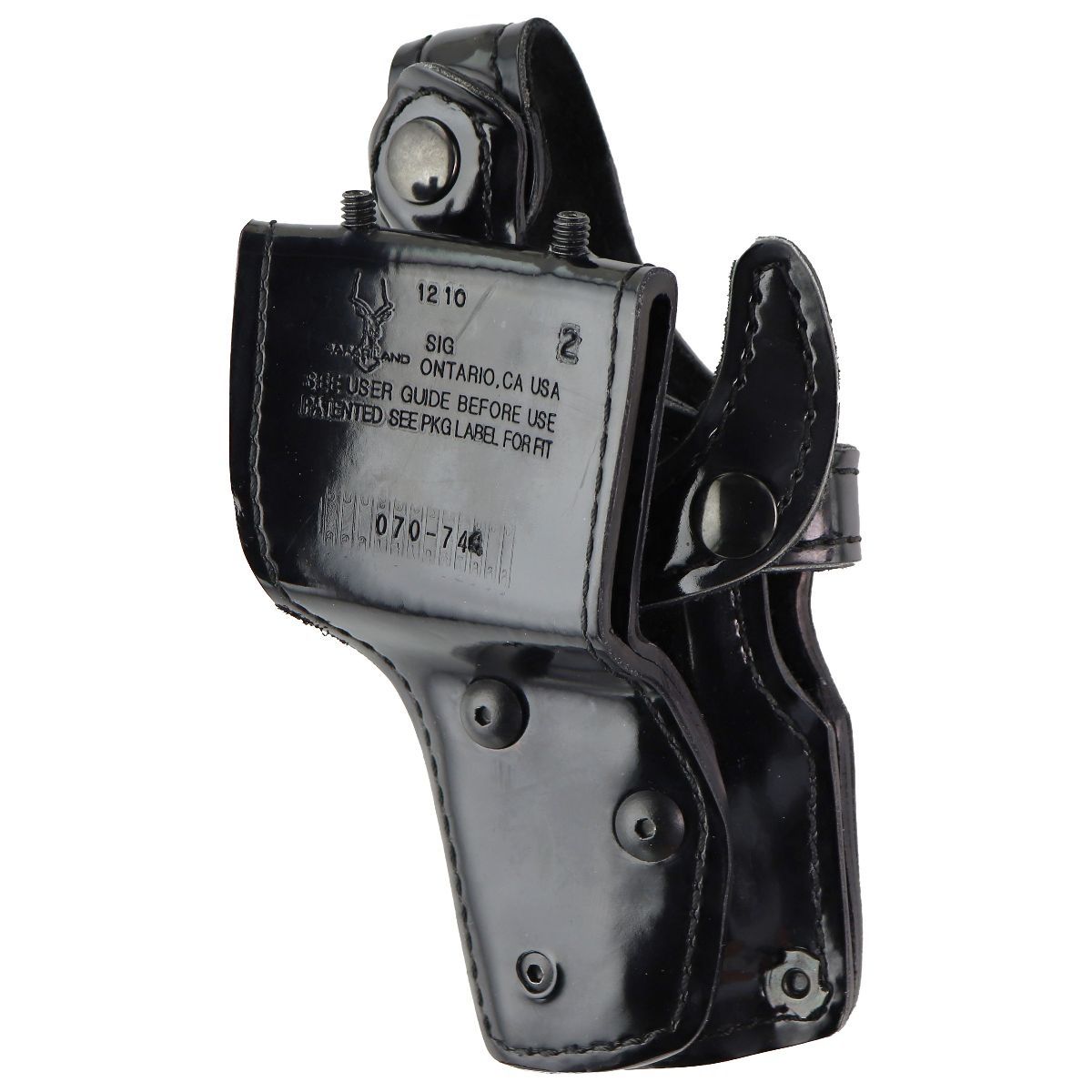 Safariland Right Hand Pistol Holster - Black (SIG 12 10) 2 / (070-744) Other Sporting Goods Safariland - Simple Cell Bulk Wholesale Pricing - USA Seller