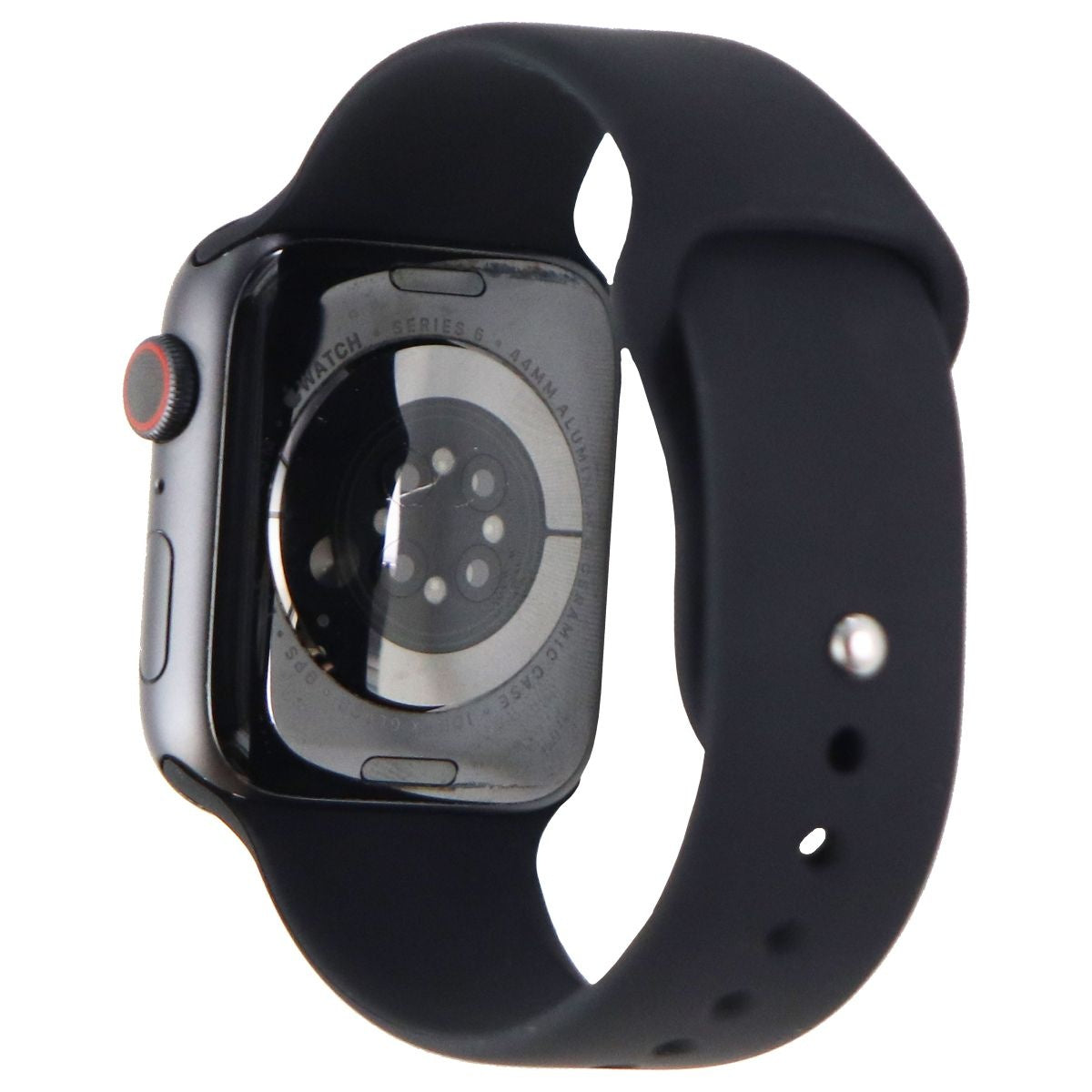 Apple Watch Series 6 (GPS + LTE) - 44mm Space Gray AL / Black Sport Band (A2294) Smart Watches Apple - Simple Cell Bulk Wholesale Pricing - USA Seller