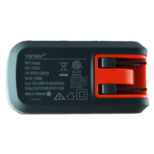 Ventev Wallport PD1180 Single 18W (USB-C) Port Wall Charger/Adapter - Gray TSW08