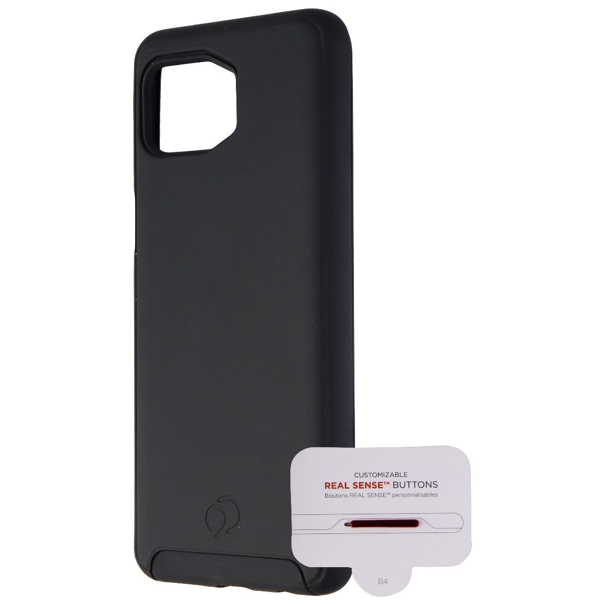 Nimbus9 Cirrus 2 Series Protective Case for Motorola One 5G - Black Cell Phone - Cases, Covers & Skins Nimbus9 - Simple Cell Bulk Wholesale Pricing - USA Seller