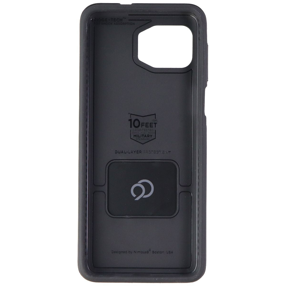 Nimbus9 Cirrus 2 Series Protective Case for Motorola One 5G - Black Cell Phone - Cases, Covers & Skins Nimbus9    - Simple Cell Bulk Wholesale Pricing - USA Seller