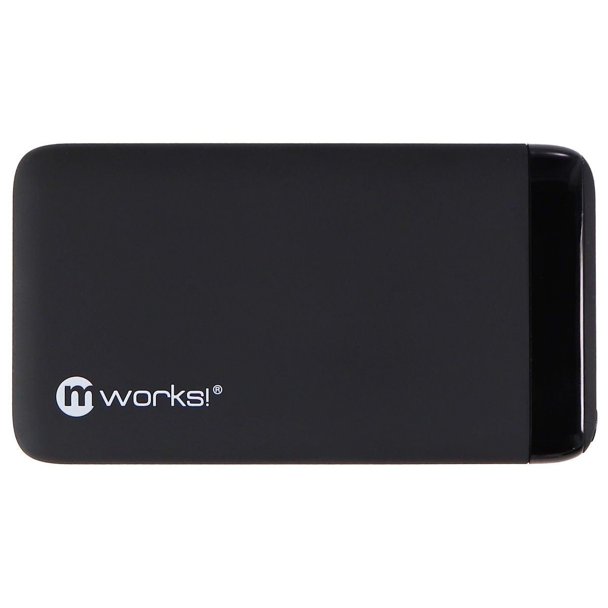 mWorks! mPOWER! 6,000mAh Portable USB and USB-C Power Bank - Black Cell Phone - Chargers & Cradles mWorks! - Simple Cell Bulk Wholesale Pricing - USA Seller