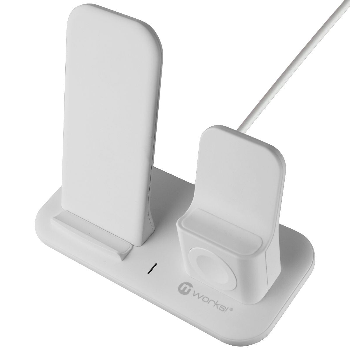 mWorks! mPOWER! 3-in-1 Multi-Function Wireless Charging Stand for Apple Watch Cell Phone - Chargers & Cradles mWorks! - Simple Cell Bulk Wholesale Pricing - USA Seller