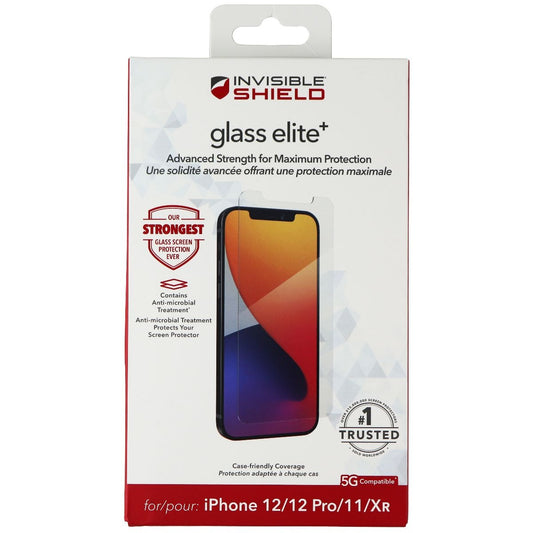 ZAGG InvisibleShield Glass Elite+ Screen Protector for iPhone 12/12 Pro Cell Phone - Screen Protectors Zagg    - Simple Cell Bulk Wholesale Pricing - USA Seller