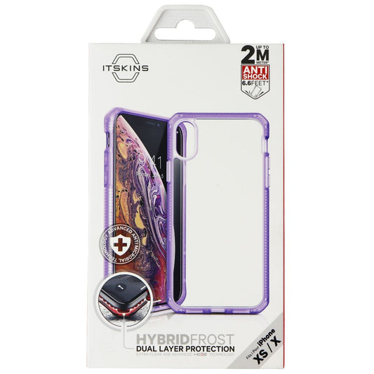 ITSKINS Hybrid Frost Case for iPhone Xs/X (5.8 Inch) - Light Purple/Transparent Cell Phone - Cases, Covers & Skins ITSKINS - Simple Cell Bulk Wholesale Pricing - USA Seller