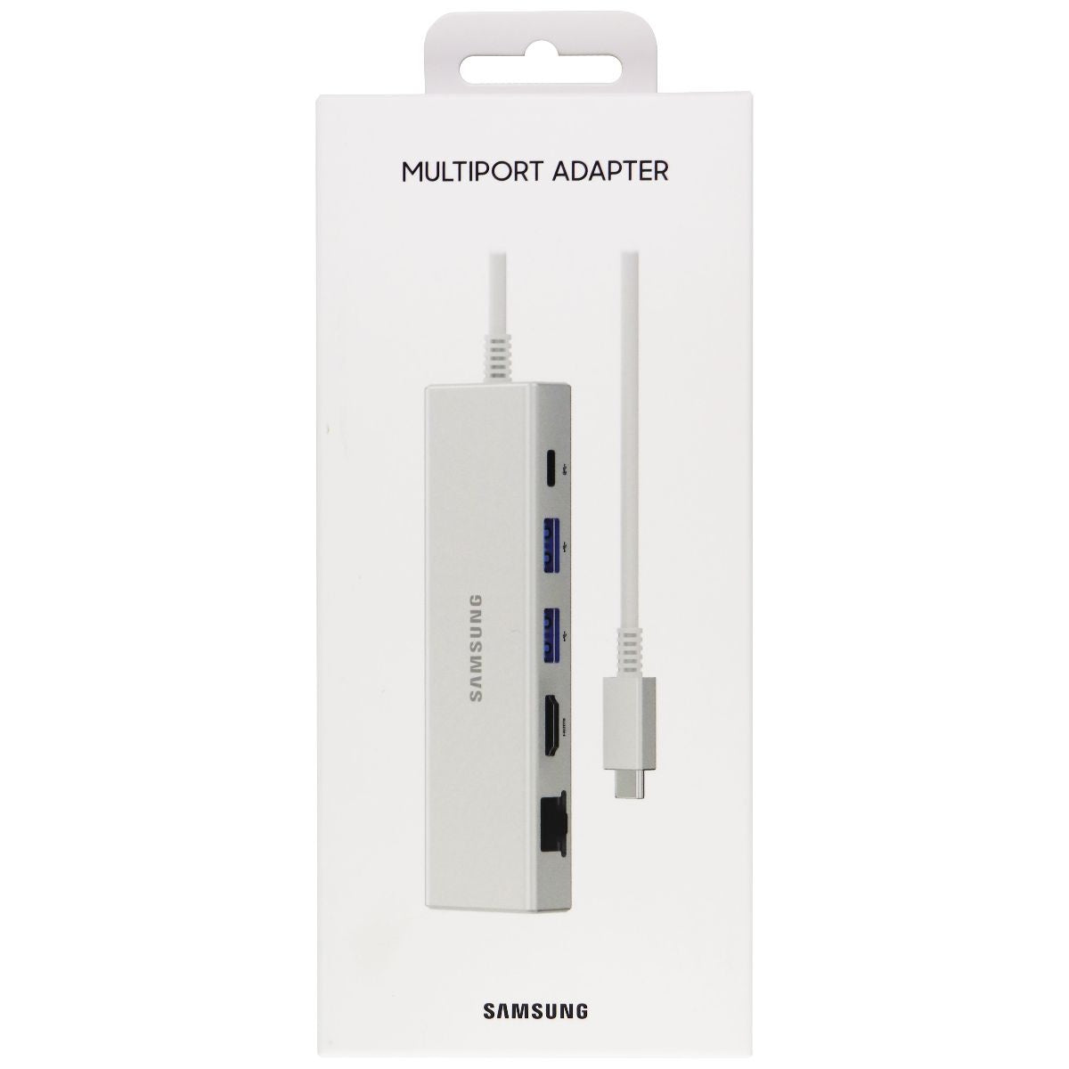 Samsung 5-in-1 Fast-Charging Multiport USB-C Adapter (2021) Cell Phone - Cables & Adapters Samsung - Simple Cell Bulk Wholesale Pricing - USA Seller