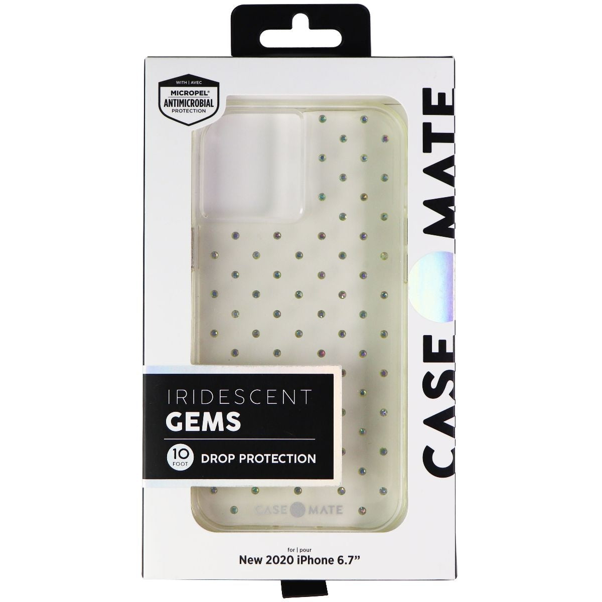 Case-Mate Iridescent Gems Series Case for Apple iPhone 12 Pro Max - Clear/Gems Cell Phone - Cases, Covers & Skins Case-Mate - Simple Cell Bulk Wholesale Pricing - USA Seller