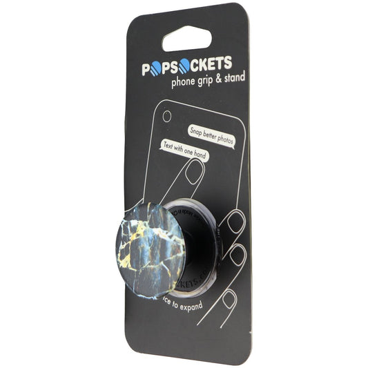 PopSockets: Collapsible Grip & Stand for Phones & Tablets - Amber Black Marble Cell Phone - Mounts & Holders PopSockets - Simple Cell Bulk Wholesale Pricing - USA Seller