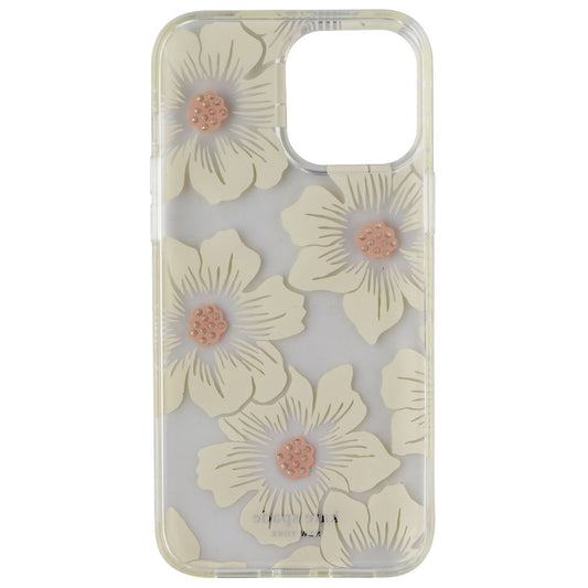 Kate Spade Protective Hardshell Case for iPhone 13 Pro Max - Hollyhock / Clear