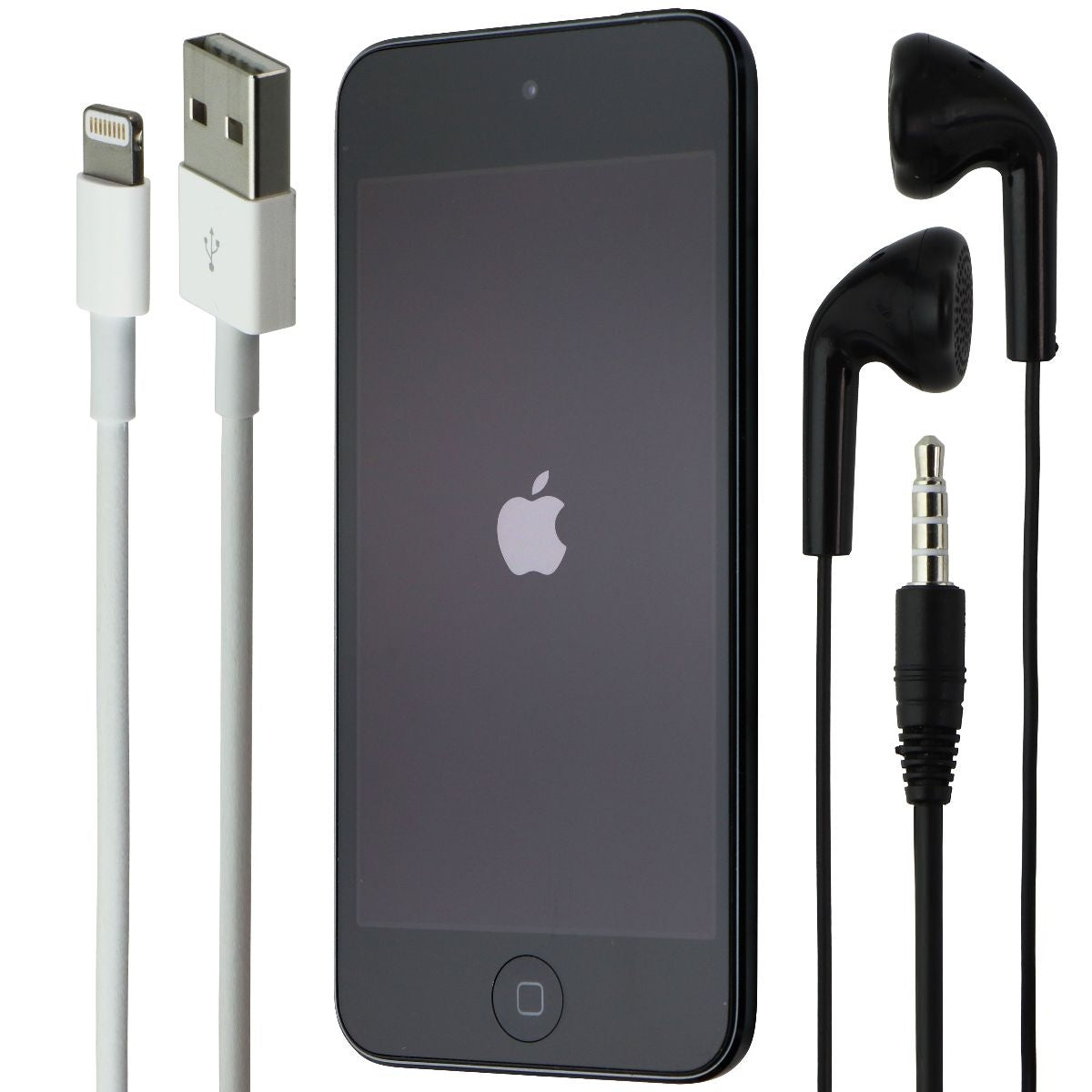 Apple iPod Touch 6th Gen (Wi-Fi Only) with Accessory Bundle - 16GB / Space Gray Portable Audio - iPods & MP3 Players Apple - Simple Cell Bulk Wholesale Pricing - USA Seller