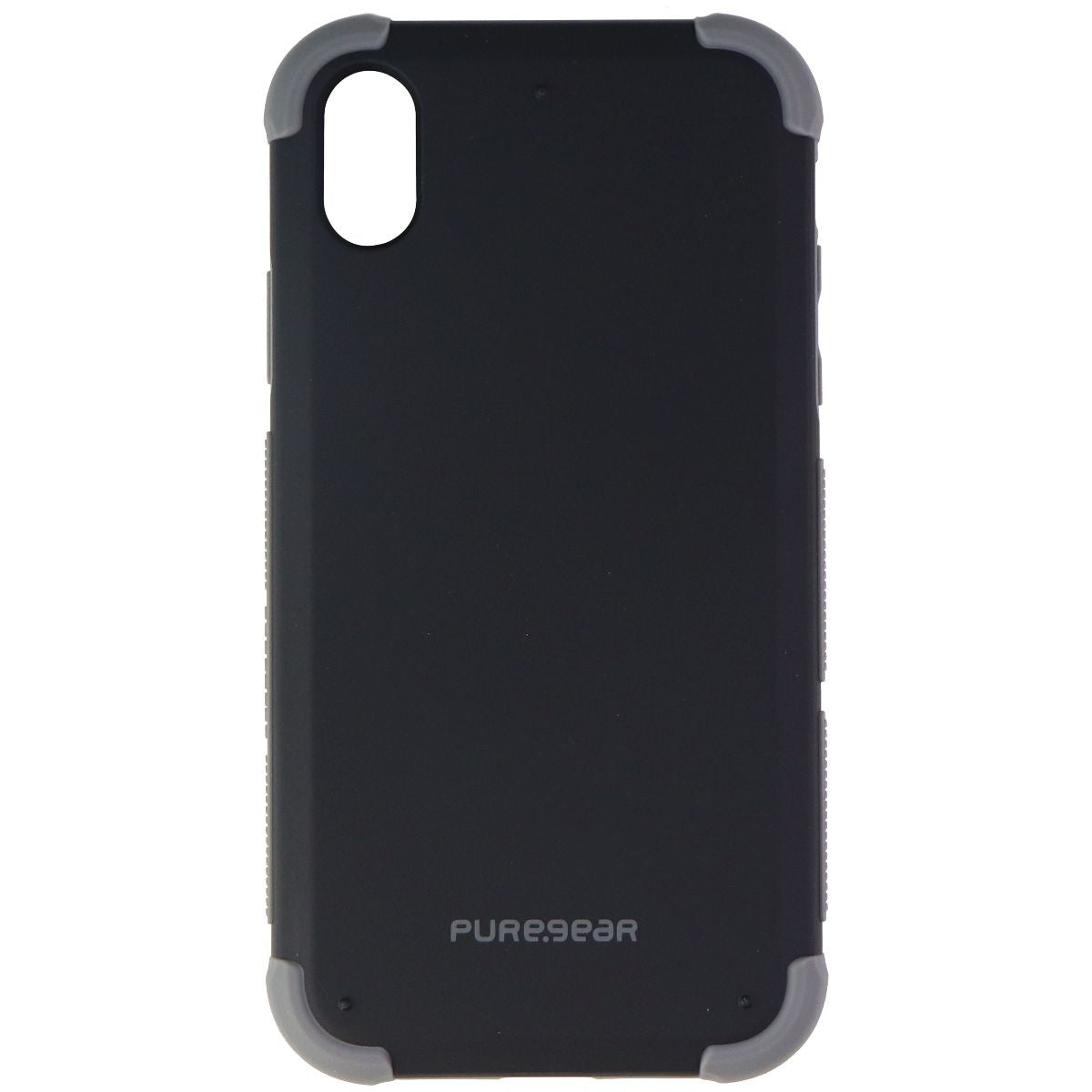 PureGear DualTek Series Case for Apple iPhone XR - Black / Gray Cell Phone - Cases, Covers & Skins PureGear - Simple Cell Bulk Wholesale Pricing - USA Seller