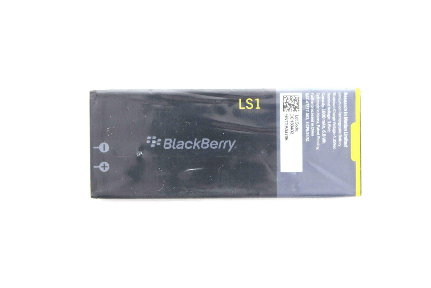 BlackBerry LS1 Rechargeable (1,800mAh) OEM Battery for BlackBerry (Z10) Z-10 Cell Phone - Batteries Blackberry - Simple Cell Bulk Wholesale Pricing - USA Seller