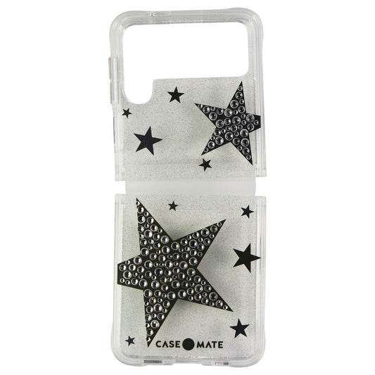 Case-Mate Sheer SuperStar Case for Samsung Galaxy Z Flip3 5G - Silver/Gold/Clear Cell Phone - Cases, Covers & Skins Case-Mate    - Simple Cell Bulk Wholesale Pricing - USA Seller