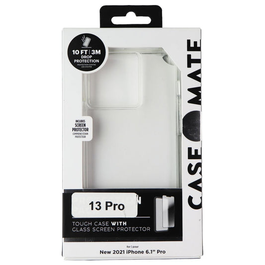 Case-Mate Tough Case and Screen Protector for Apple iPhone 13 Pro - Clear Cell Phone - Cases, Covers & Skins Case-Mate - Simple Cell Bulk Wholesale Pricing - USA Seller