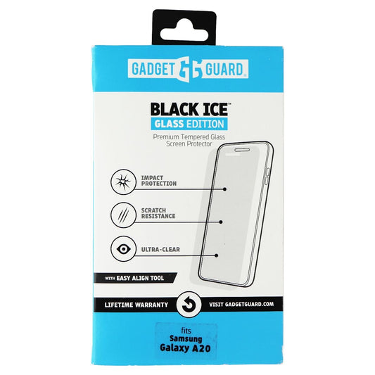 Gadget Guard Black Ice Glass Edition Screen Protector for Galaxy A20 - Clear Cell Phone - Screen Protectors Gadget Guard - Simple Cell Bulk Wholesale Pricing - USA Seller