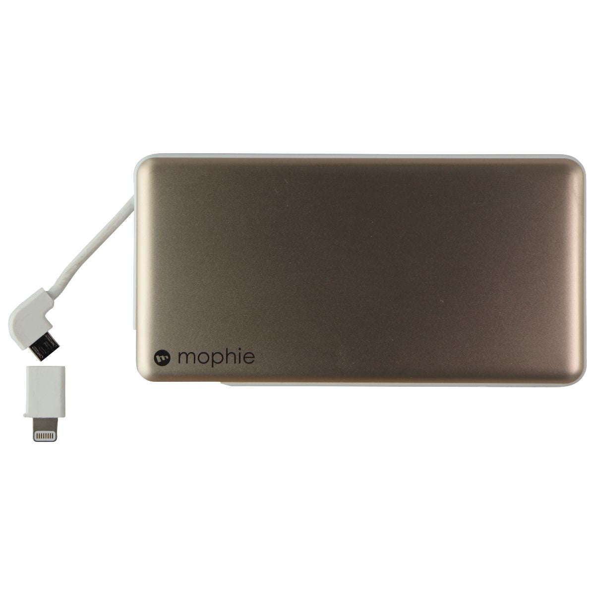 Mophie Powerstation Plus Mini 4,000mAh Battery with Switch Tip Cable - Gold Cell Phone - Chargers & Cradles Mophie - Simple Cell Bulk Wholesale Pricing - USA Seller