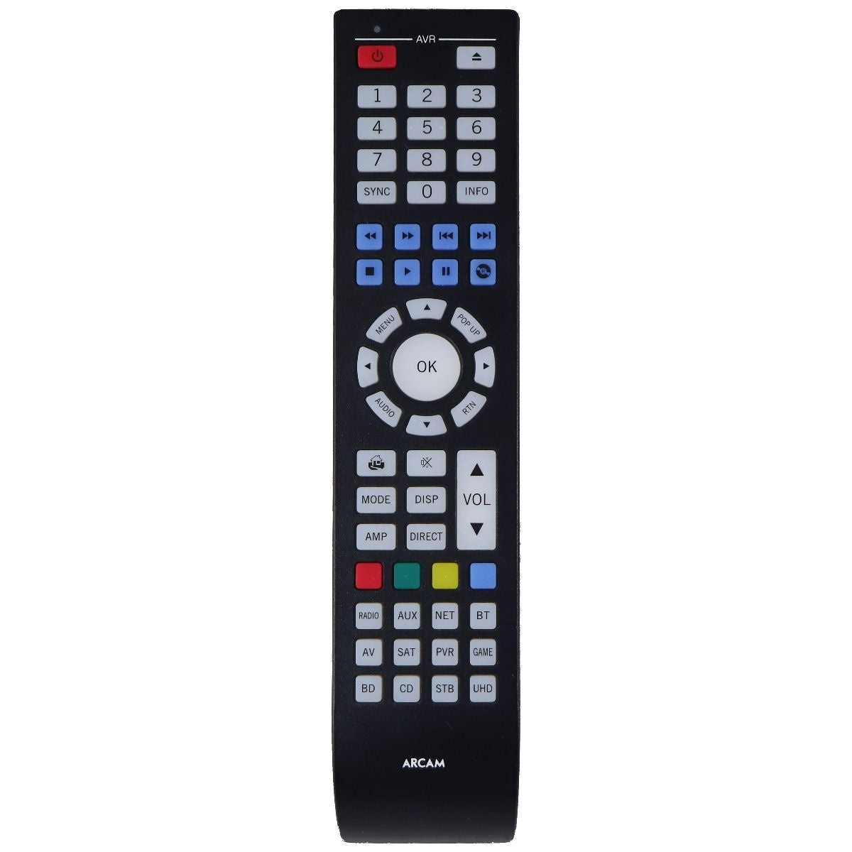 ARCAM Remote Control (120819) for Select ARCAM TVs - Black TV, Video & Audio Accessories - Remote Controls ARCAM    - Simple Cell Bulk Wholesale Pricing - USA Seller
