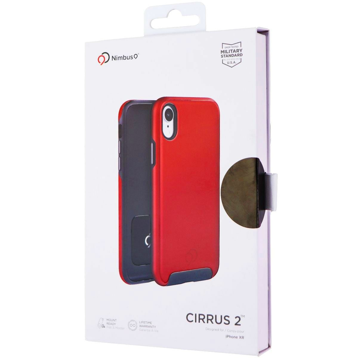 Nimbus9 Cirrus 2 Series Dual Layer Case for Apple iPhone XR Smartphone - Red Cell Phone - Cases, Covers & Skins Nimbus9 - Simple Cell Bulk Wholesale Pricing - USA Seller