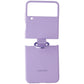 Samsung Silicone Cover with Ring for Samsung Galaxy Z Flip4 - Bora Purple Cell Phone - Cases, Covers & Skins Samsung - Simple Cell Bulk Wholesale Pricing - USA Seller