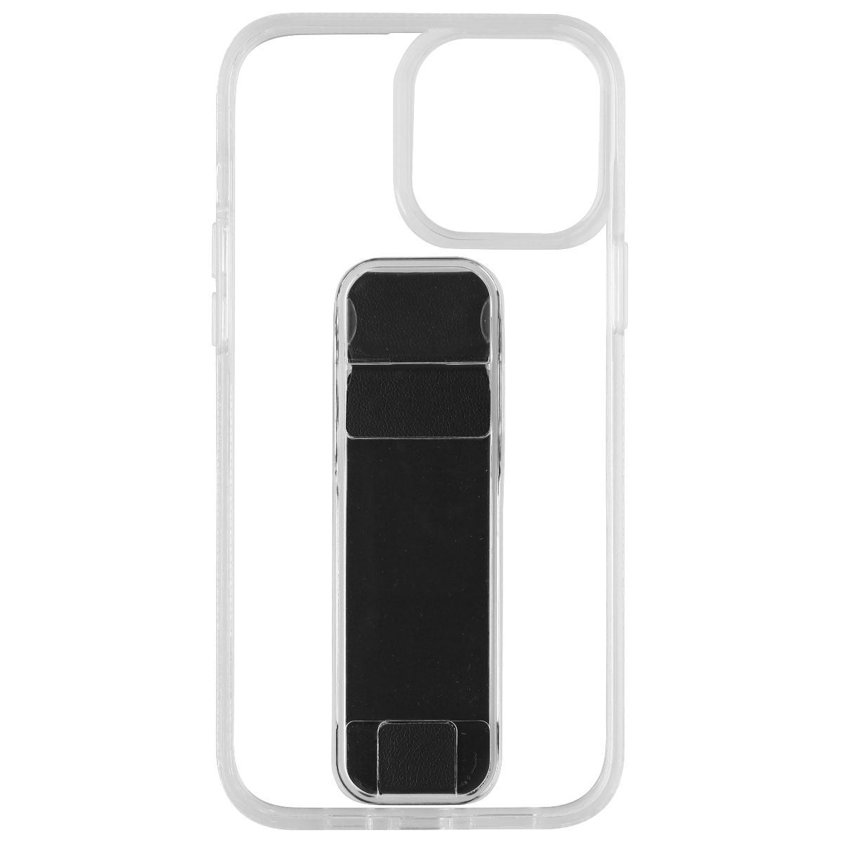 CLCKR Stand & Grip Case for iPhone 14 Pro Max - Clear/Black Cell Phone - Cases, Covers & Skins Clckr    - Simple Cell Bulk Wholesale Pricing - USA Seller