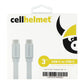 CellHelmet (3-Ft) USB-C to USB-C Flat Charge/Sync Cable - Gray Cell Phone - Cables & Adapters CellHelmet - Simple Cell Bulk Wholesale Pricing - USA Seller