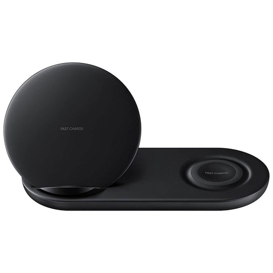 Samsung Wireless Charger DUO Fast Charge Stand & Pad for Qi Devices - Black Cell Phone - Chargers & Cradles Samsung - Simple Cell Bulk Wholesale Pricing - USA Seller