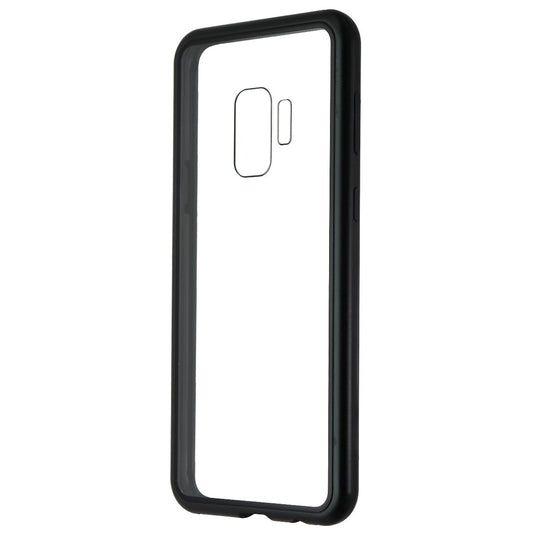 Zore Hybrid Glass Series Case for Samsung Galaxy S9 - Clear/Black Cell Phone - Cases, Covers & Skins Zore    - Simple Cell Bulk Wholesale Pricing - USA Seller