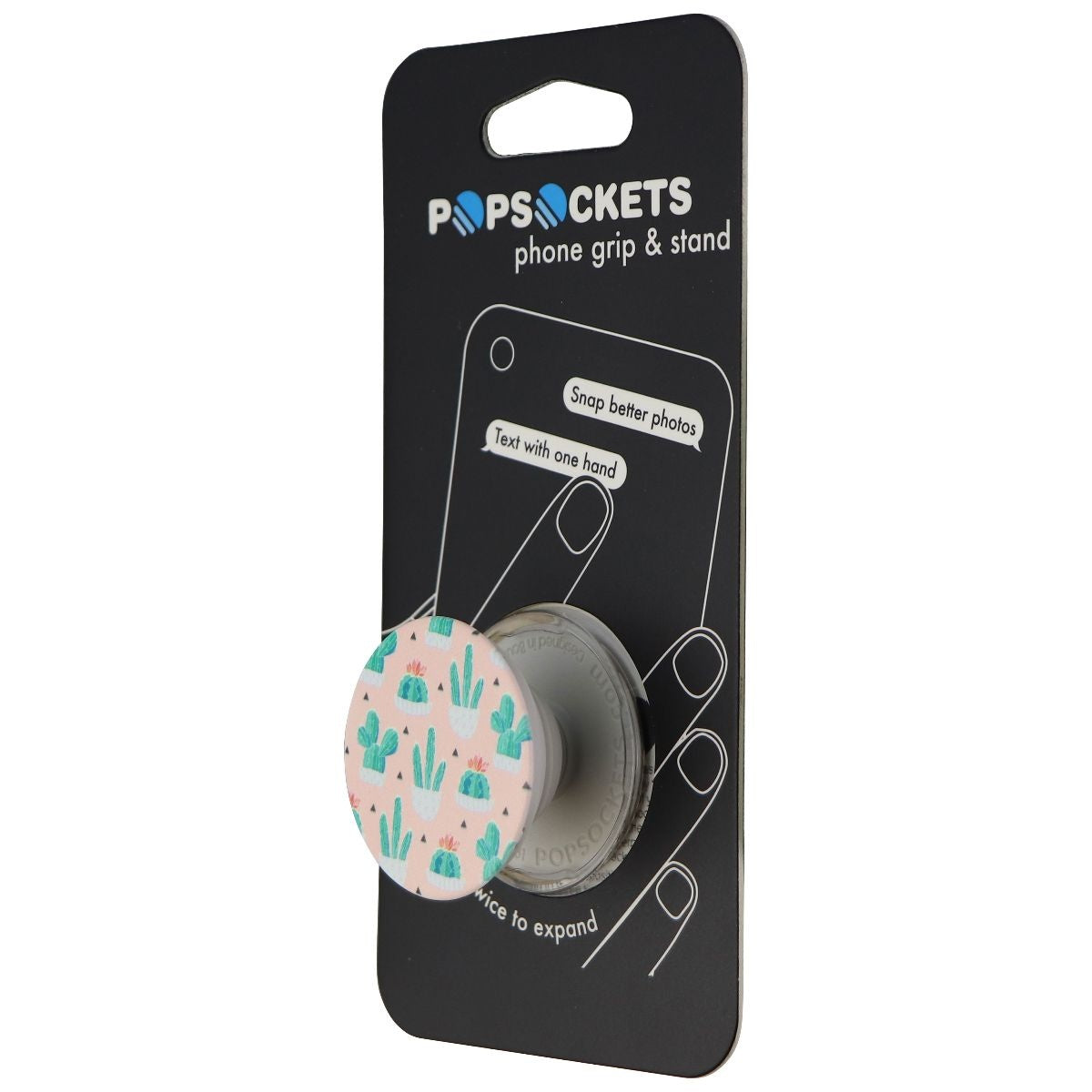 PopSockets: Collapsible Grip & Stand for Phones and Tablets - Cactus Pot Cell Phone - Mounts & Holders PopSockets - Simple Cell Bulk Wholesale Pricing - USA Seller