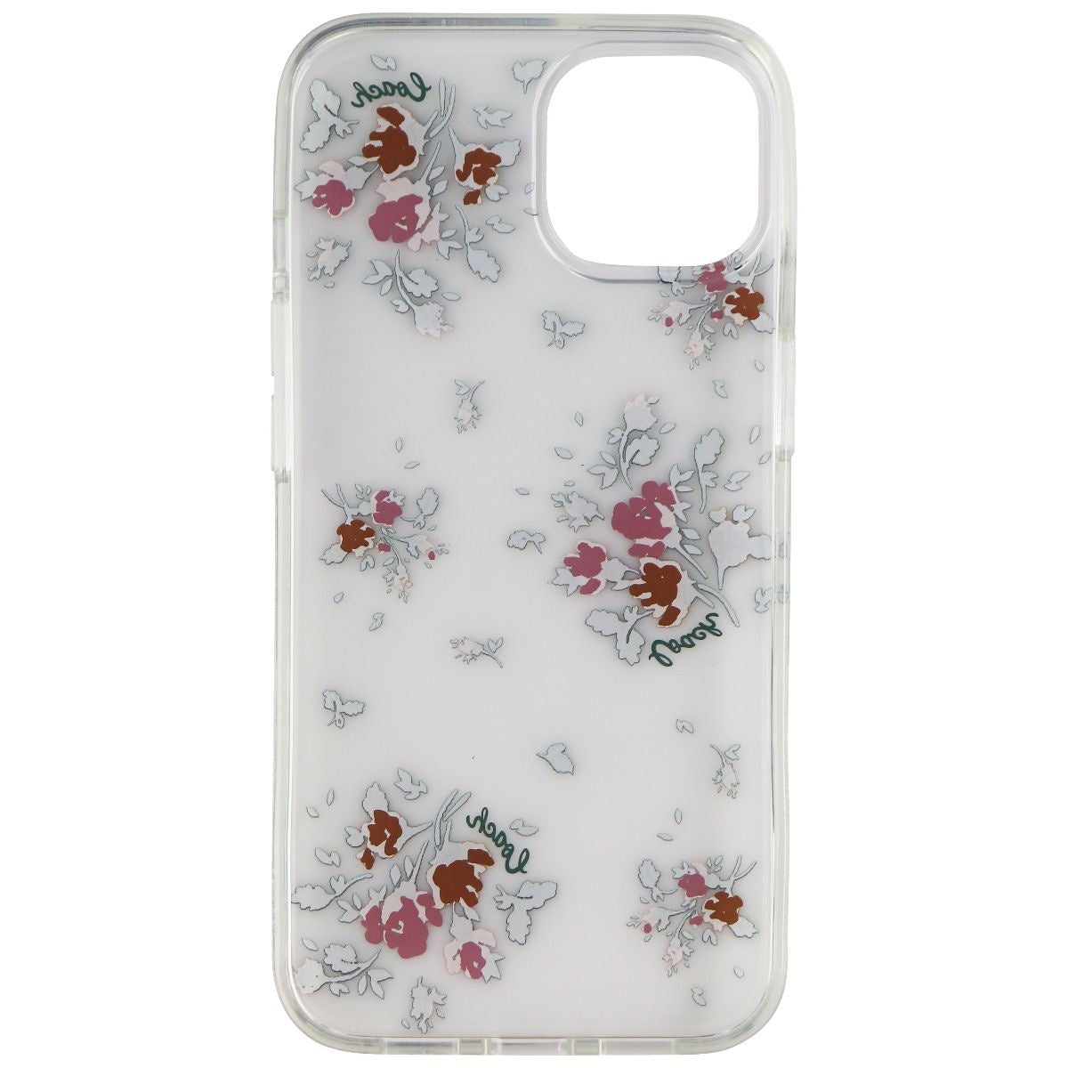 Coach Protective Case for iPhone 13 / 14 - Rose Bouquet Floral / Clear Cell Phone - Cases, Covers & Skins Coach    - Simple Cell Bulk Wholesale Pricing - USA Seller