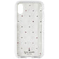 Kate Spade Defensive Hardshell Case for iPhone XS and X - Clear / Pin Dot Gems Cell Phone - Cases, Covers & Skins Kate Spade    - Simple Cell Bulk Wholesale Pricing - USA Seller