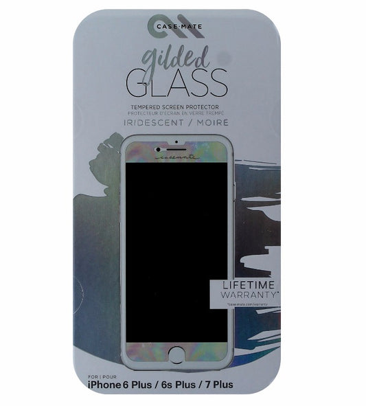 Case-Mate Gilded Tempered Glass for iPhone 7 Plus 6s Plus 6 Plus - Iridescent Cell Phone - Screen Protectors Case-Mate - Simple Cell Bulk Wholesale Pricing - USA Seller