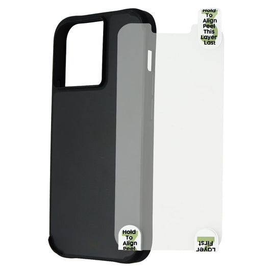 Case-Mate Tough Series Case & Screen Protector for iPhone 13 Pro Black Cell Phone - Cases, Covers & Skins Case-Mate - Simple Cell Bulk Wholesale Pricing - USA Seller