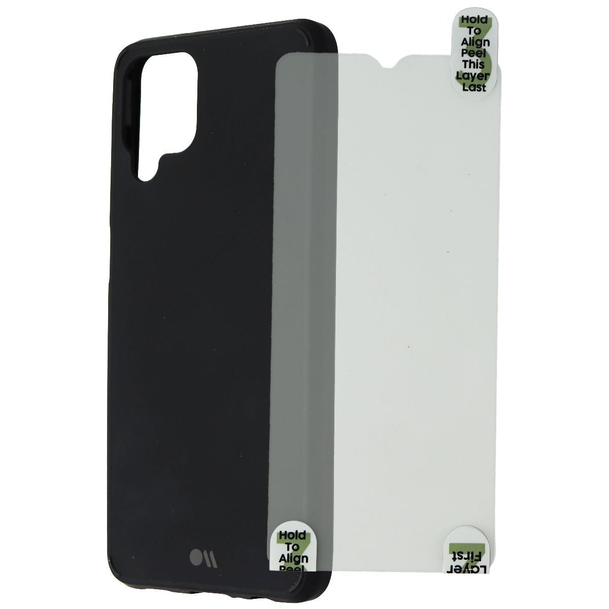 Case-Mate Tough Case and Screen Protector for Samsung Galaxy A12 - Black Cell Phone - Cases, Covers & Skins Case-Mate - Simple Cell Bulk Wholesale Pricing - USA Seller