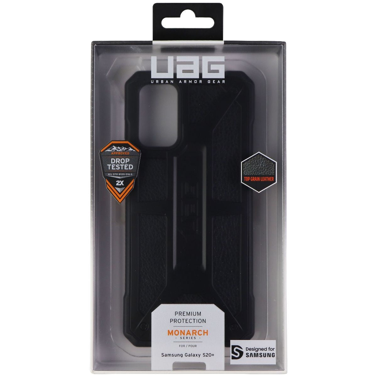 Urban Armor Gear Monarch Series Case for Samsung Galaxy (S20+) - Black Cell Phone - Cases, Covers & Skins Urban Armor Gear - Simple Cell Bulk Wholesale Pricing - USA Seller