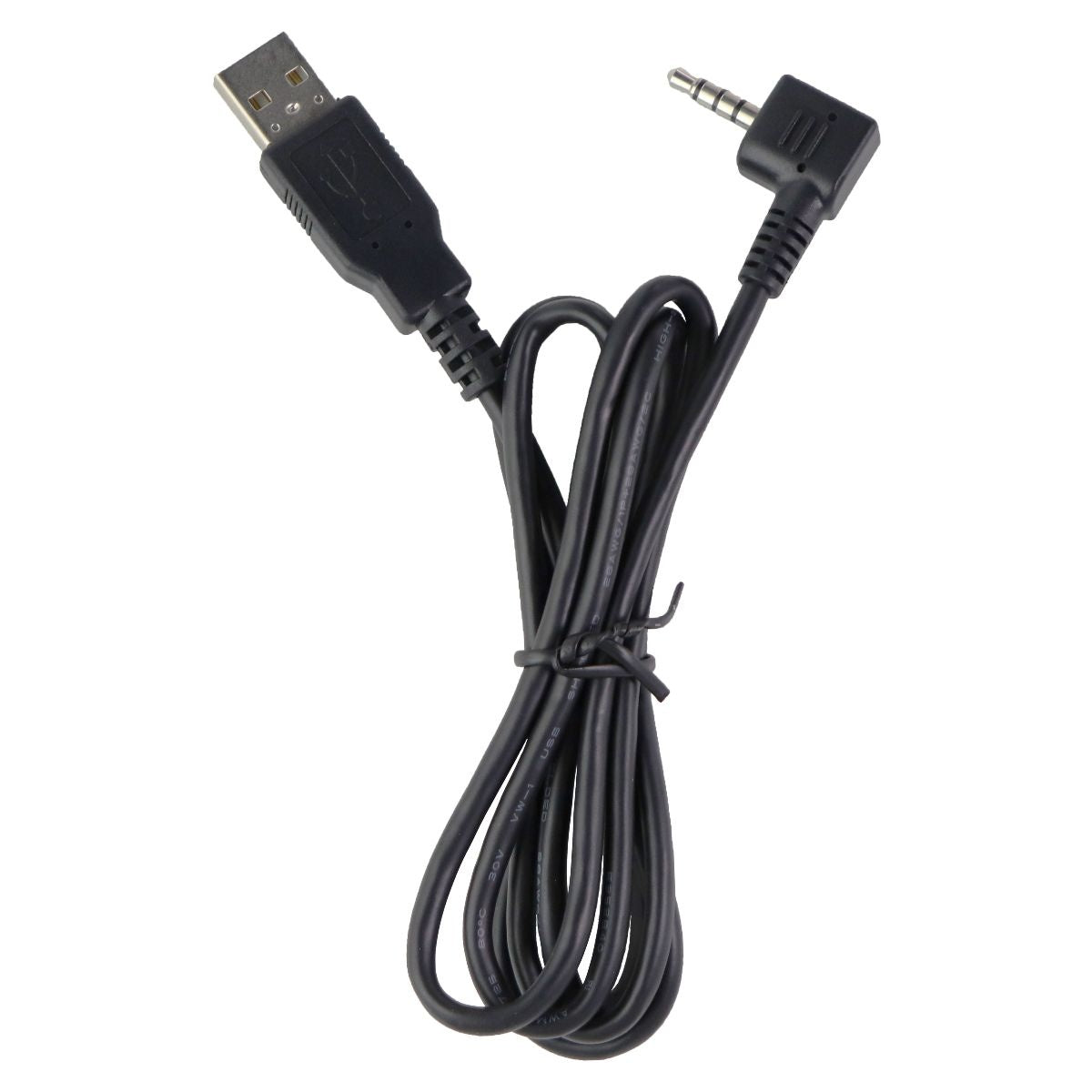 USB to 3.5mm Charging Cable (MCW3420) 3.3-Foot for SONIM Devices - Black Cell Phone - Cables & Adapters Unbranded - Simple Cell Bulk Wholesale Pricing - USA Seller