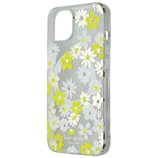Kate Spade Hardshell Case for MagSafe for iPhone 13 - Yellow Floral Medley